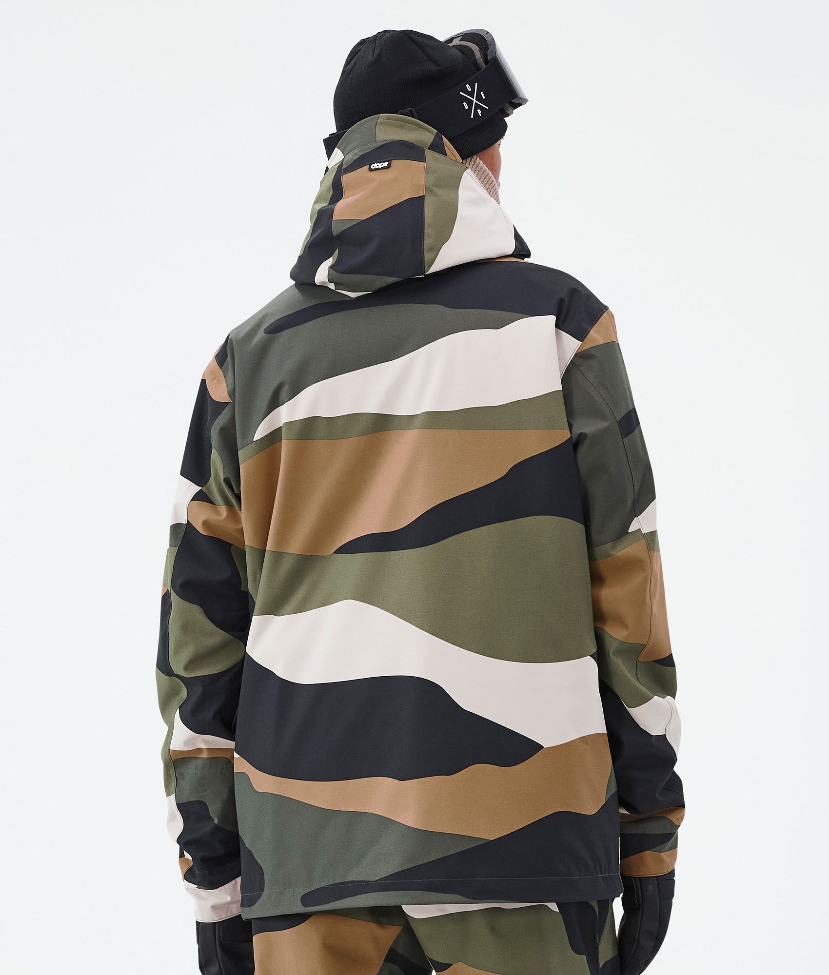 Dope Blizzard Men s Snowboard Jacket Shards Gold Green
