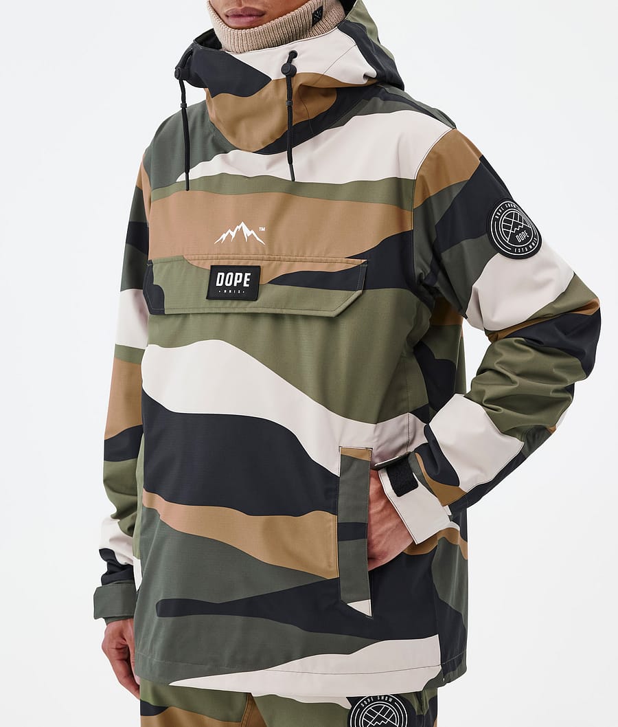 Blizzard Snowboard Jacket Men Shards Gold Green