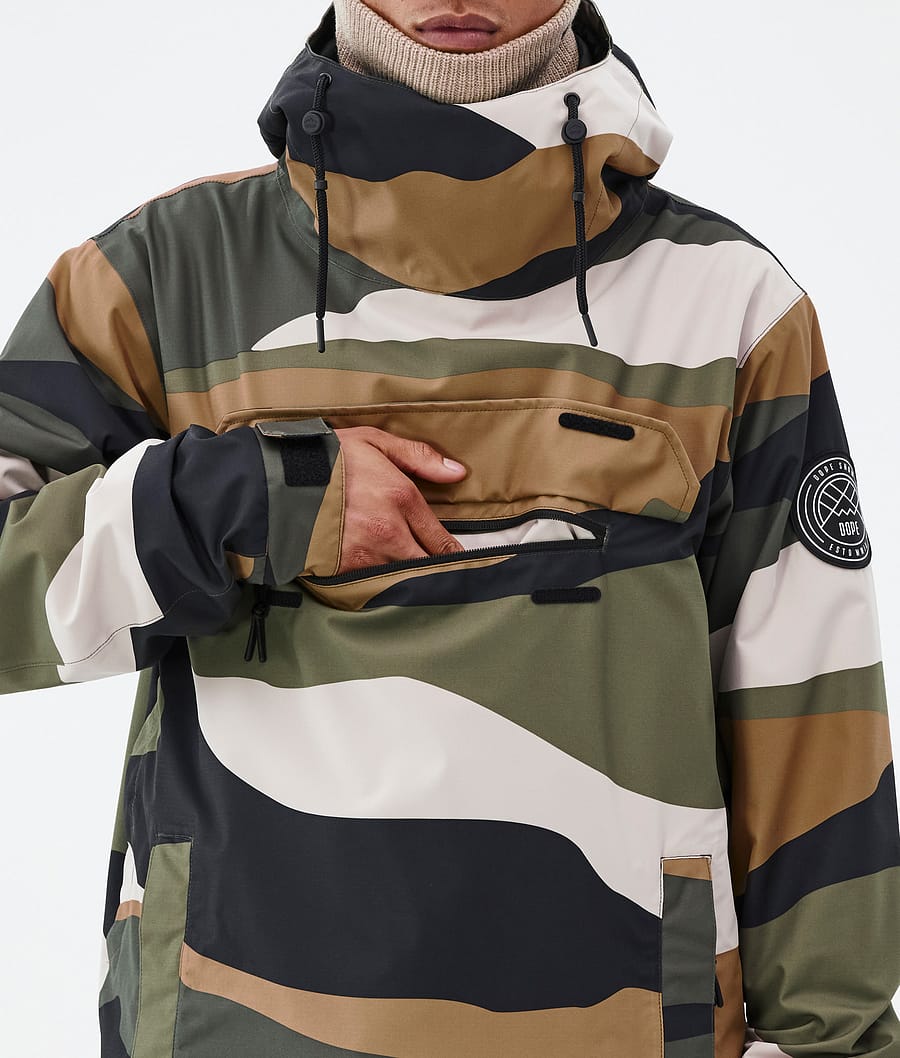 Blizzard Snowboard Jacket Men Shards Gold Green