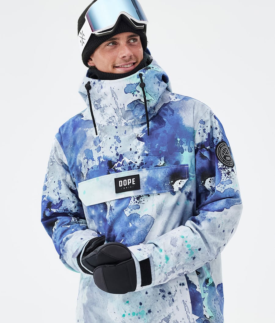 Blizzard Snowboard Jacket Men Spray Blue Green