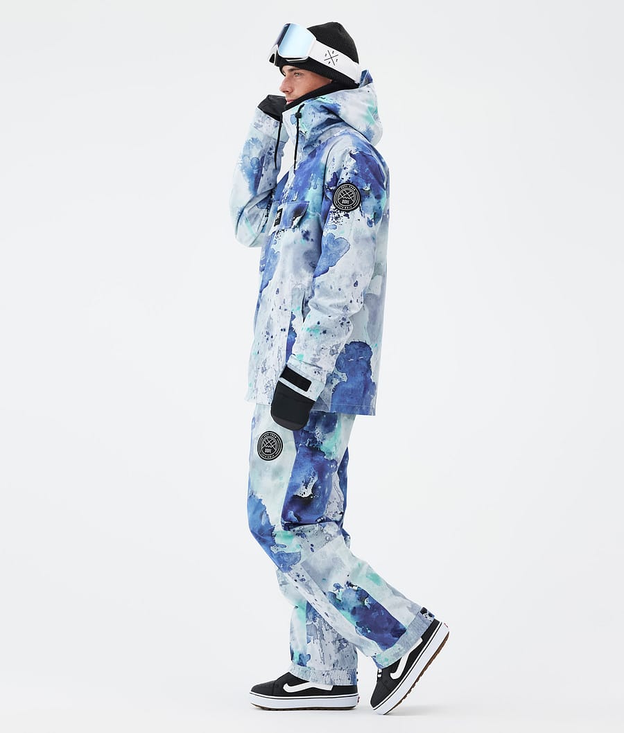 Blizzard Snowboard Jacket Men Spray Blue Green