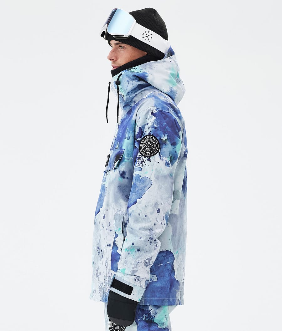 Blizzard Snowboard Jacket Men Spray Blue Green