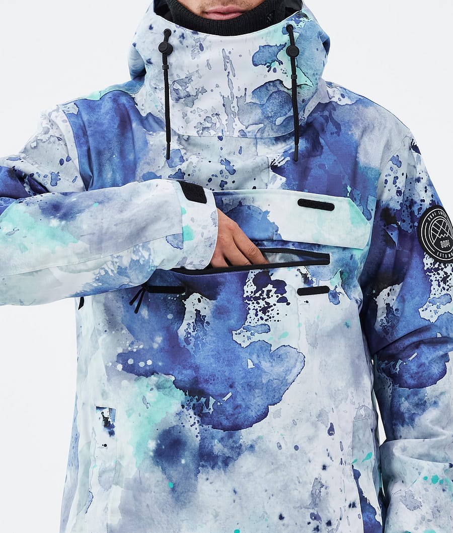 Blizzard Snowboard Jacket Men Spray Blue Green