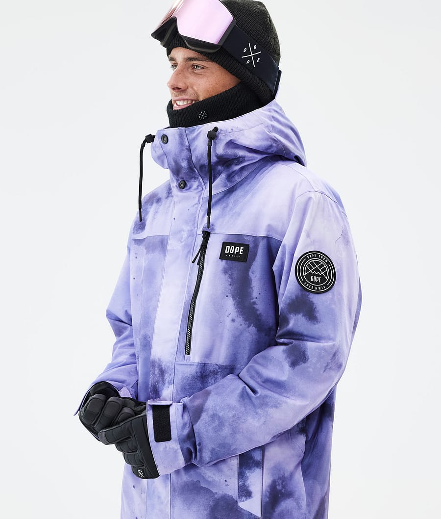 Dope Blizzard Full Zip Ski Jacket Men Liquid Violet Dopesnow UK