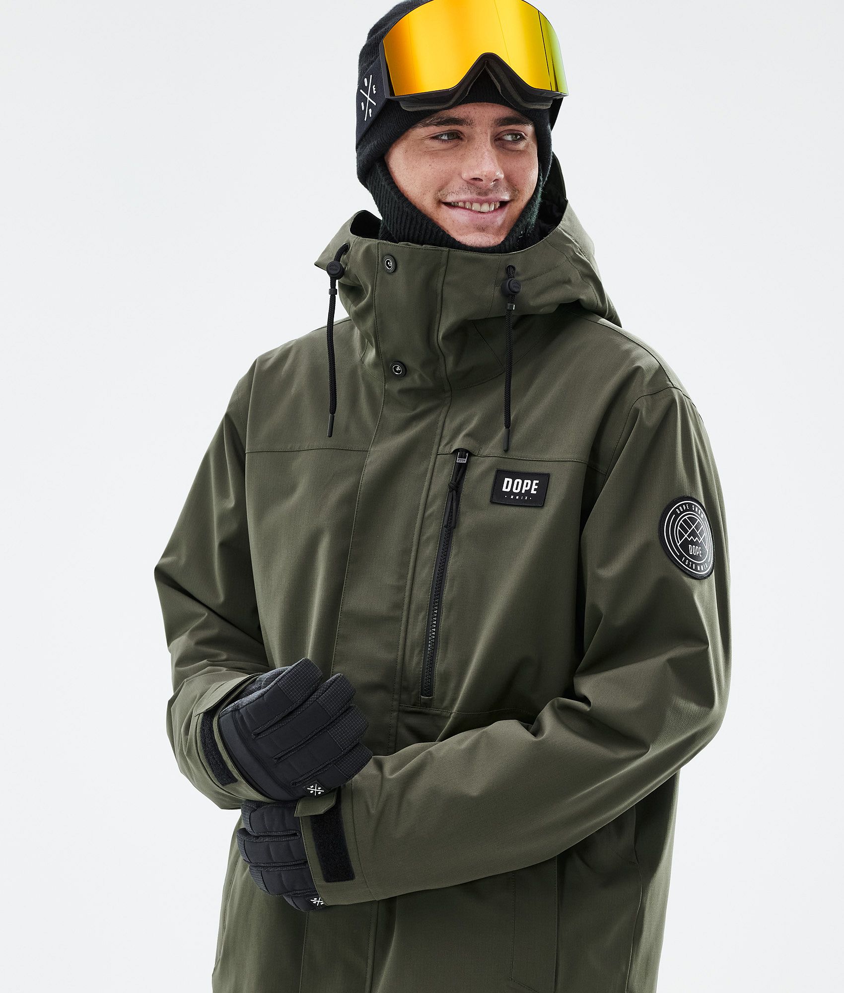 Dope Blizzard Full Zip 24 Ski Jacket Men Olive Green | Dopesnow.com