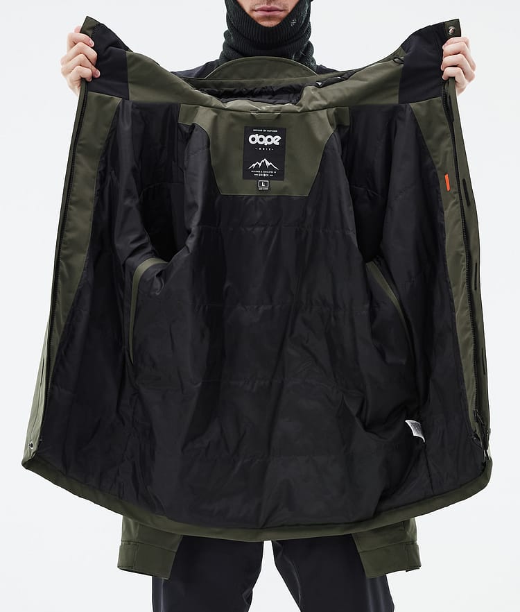 Blizzard Full Zip Skidjacka Herr Olive Green, Bild 9 av 9