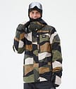 Blizzard Full Zip Ski Jacket Men Shards Gold Green