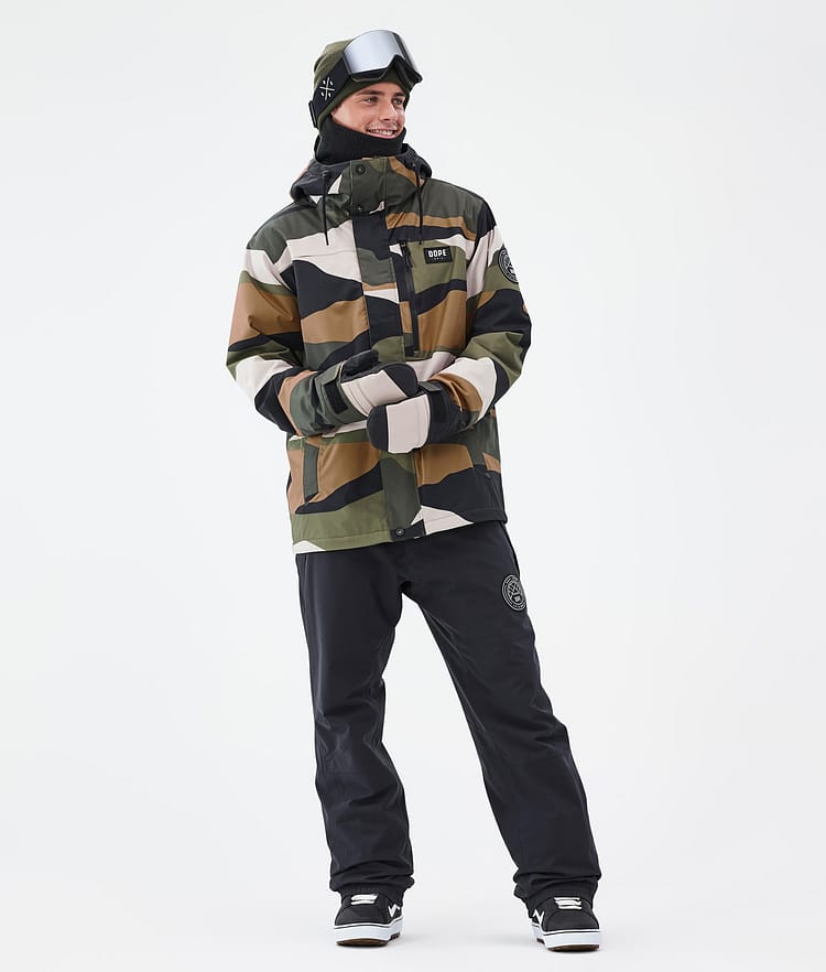 Blizzard Full Zip Snowboard Jacket Men Shards Gold Green, Image 2 of 9