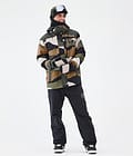 Blizzard Full Zip Snowboard Jacket Men Shards Gold Green, Image 2 of 9