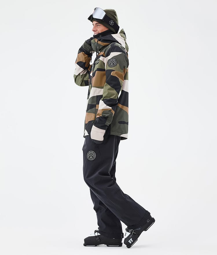 Blizzard Full Zip Manteau Ski Homme Shards Gold Green, Image 3 sur 9