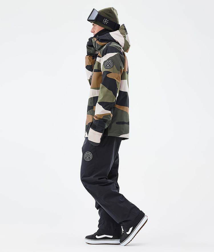 Blizzard Full Zip Veste Snowboard Homme Shards Gold Green, Image 3 sur 9