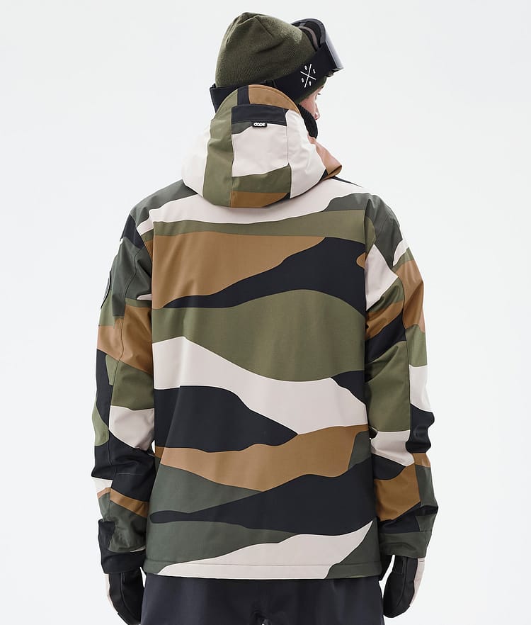 Blizzard Full Zip Manteau Ski Homme Shards Gold Green, Image 6 sur 9