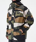 Blizzard Full Zip Snowboard Jacket Men Shards Gold Green, Image 7 of 9