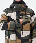 Blizzard Full Zip Snowboard Jacket Men Shards Gold Green, Image 8 of 9