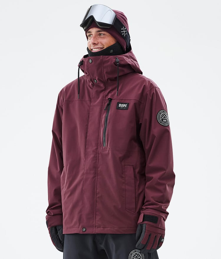 Blizzard Full Zip Snowboard Jacket Men Burgundy, Image 1 of 9