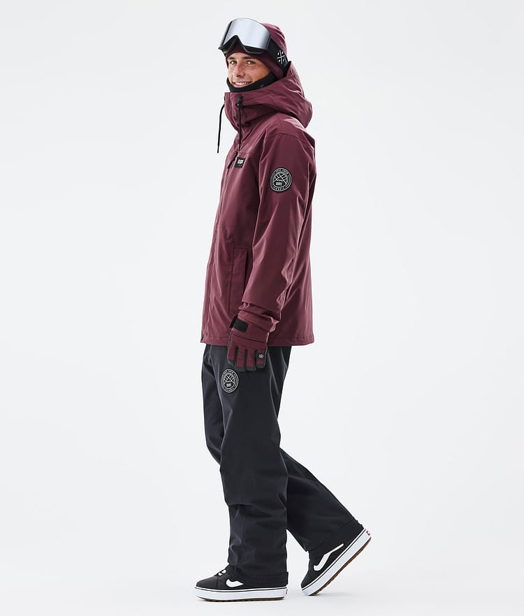 Blizzard Full Zip Snowboard Jacket Men Burgundy, Image 3 of 9