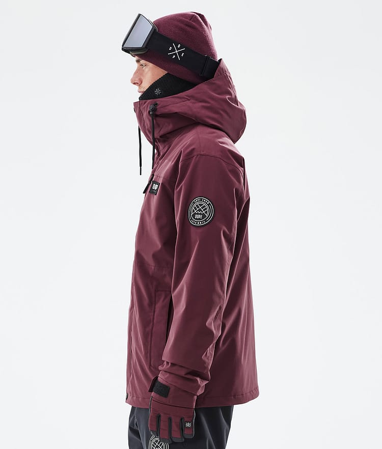 Blizzard Full Zip Snowboard Jacket Men Burgundy, Image 5 of 9