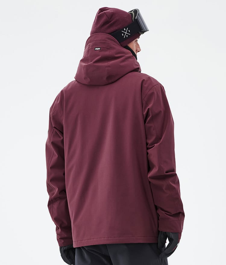 Blizzard Full Zip Snowboard Jacket Men Burgundy, Image 6 of 9