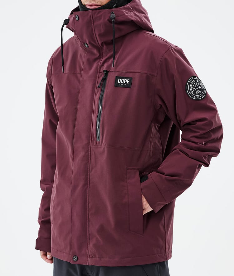 Blizzard Full Zip Skidjacka Herr Burgundy, Bild 8 av 9