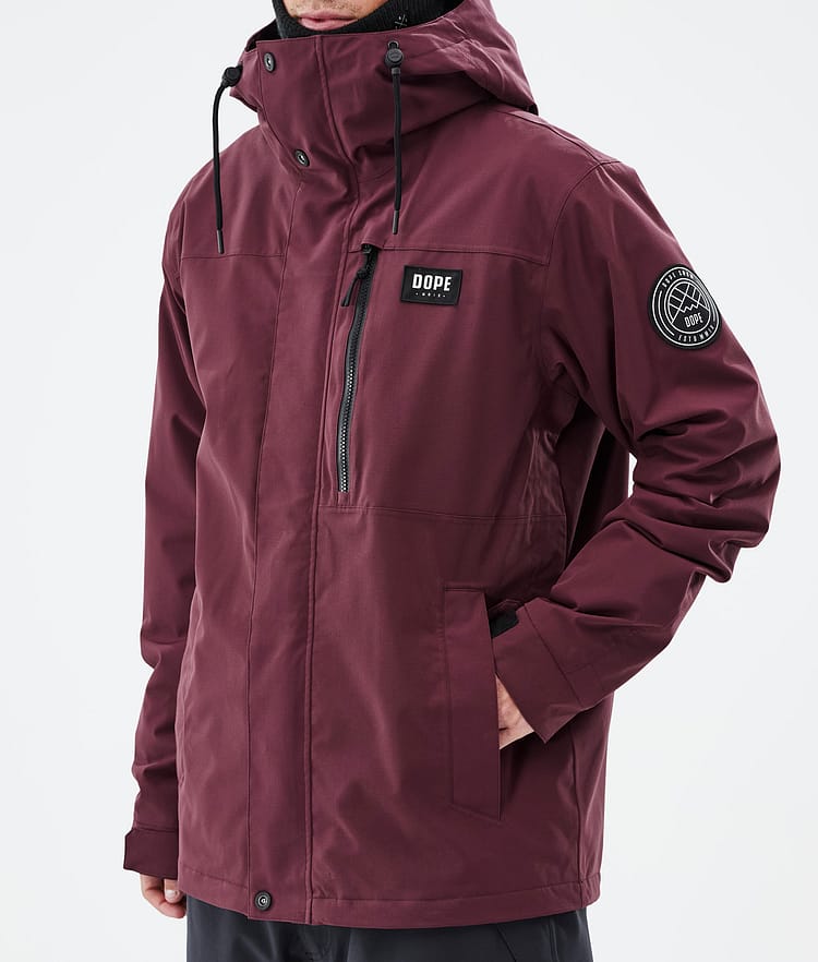 Blizzard Full Zip Snowboard Jacket Men Burgundy, Image 7 of 9