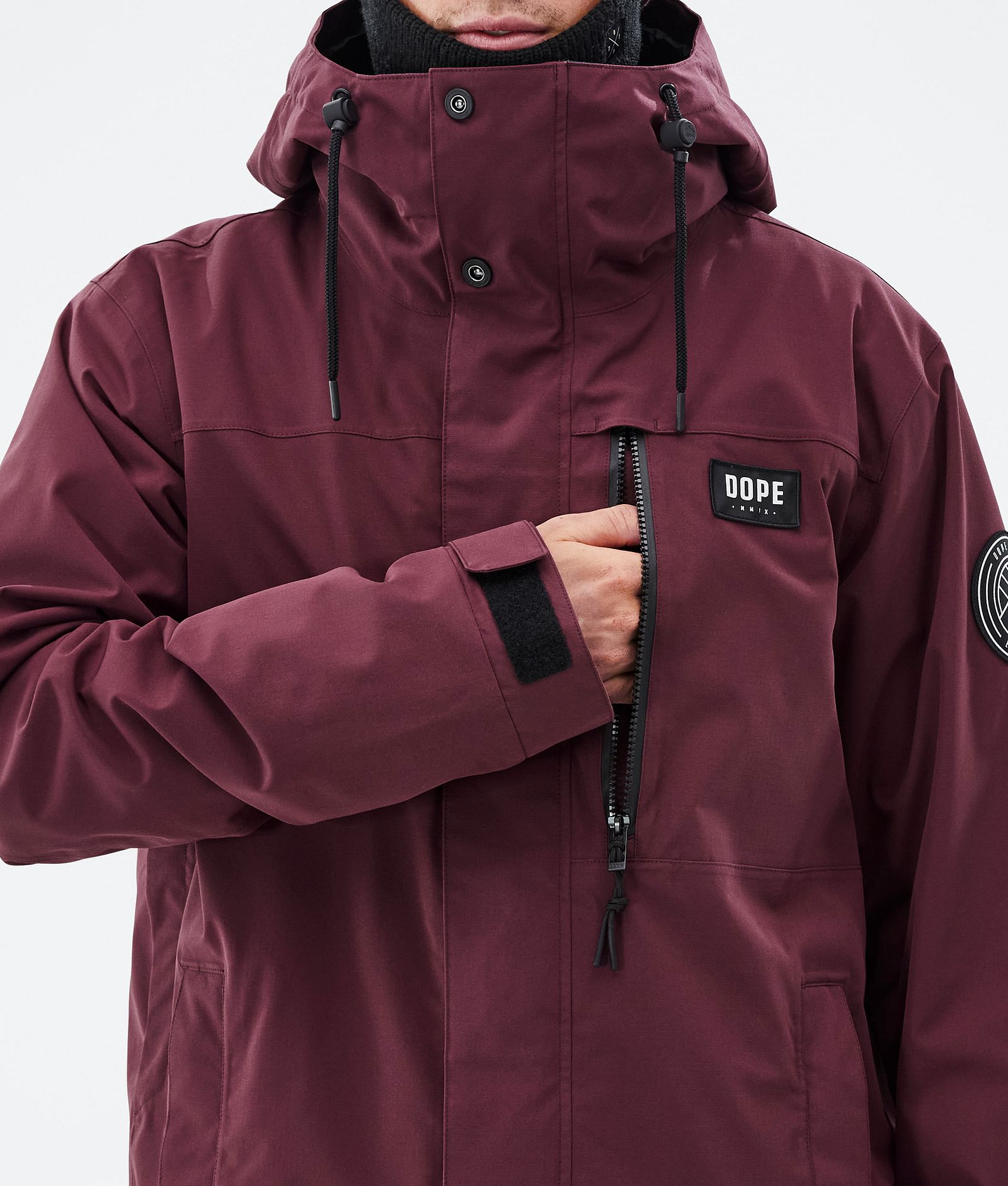 Blizzard Full Zip Veste de Ski Homme Burgundy, Image 8 sur 9