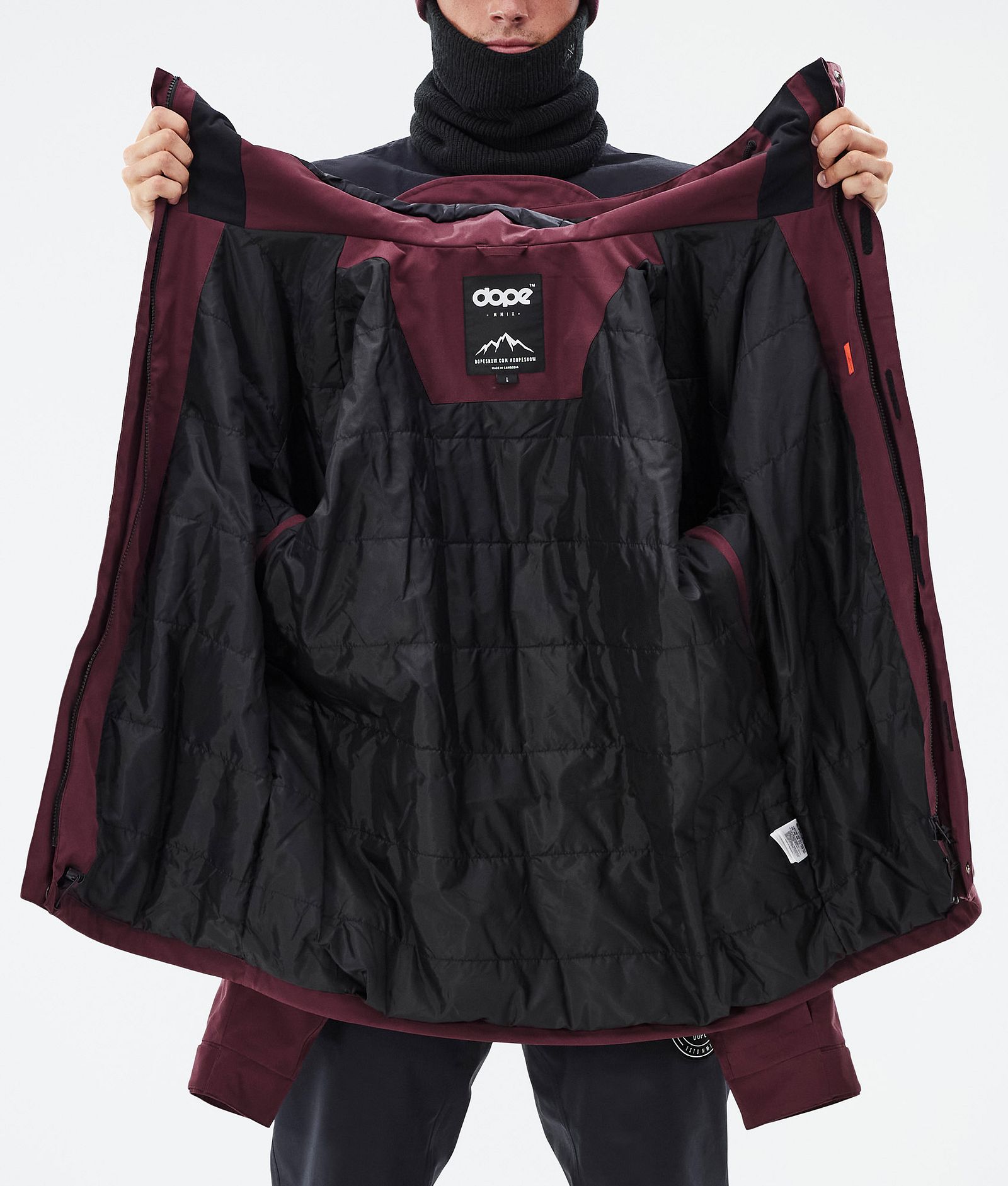 Blizzard Full Zip Giacca Snowboard Uomo Burgundy, Immagine 9 di 9