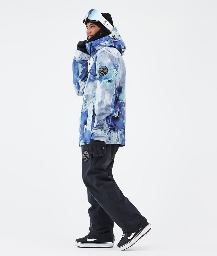 Blizzard Full Zip Snowboardjacke Herren Spray Blue Green