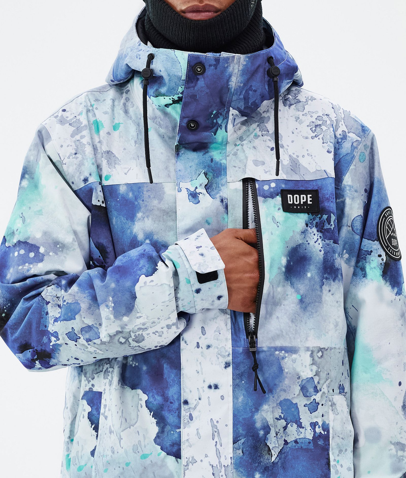 Blizzard Full Zip Laskettelutakki Miehet Spray Blue Green, Kuva 8 / 9