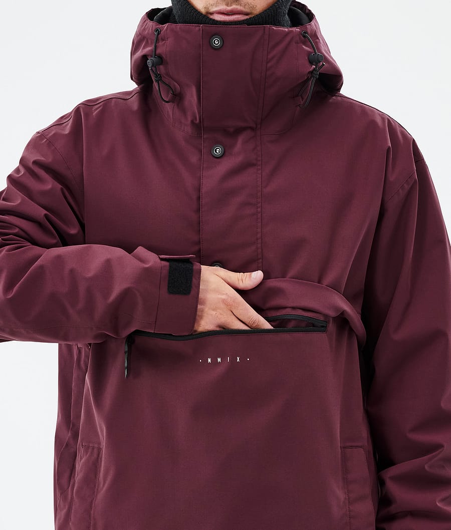 Legacy Snowboard Jacket Men Burgundy