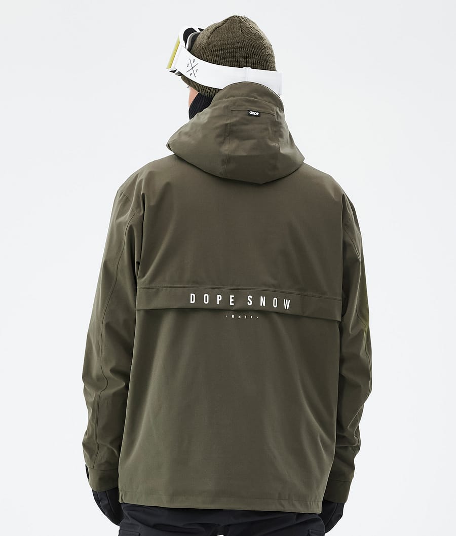 Dope Legacy Ski Jacket Men Olive Green Dopesnow UK