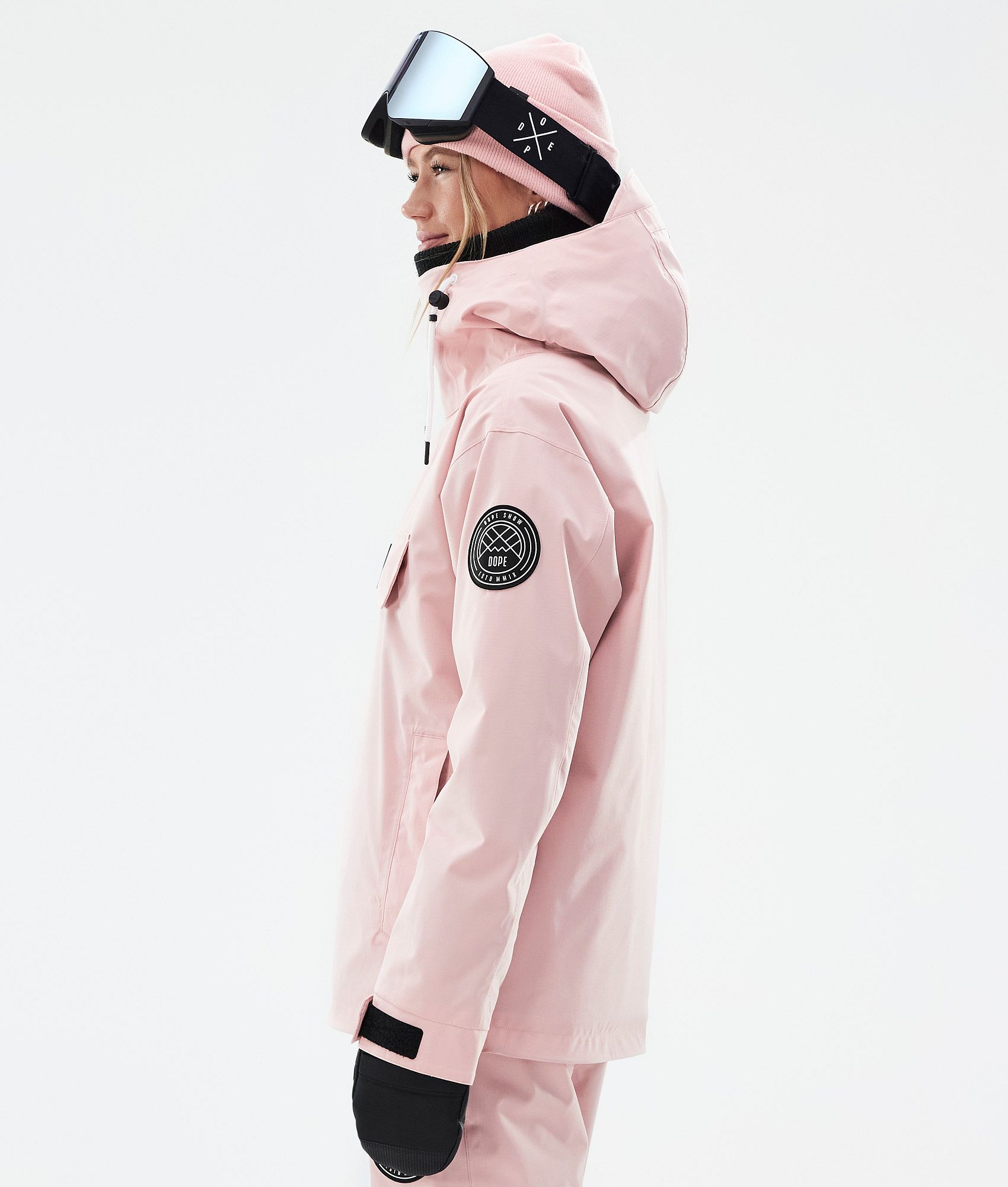 Baby pink snowboard jacket shop