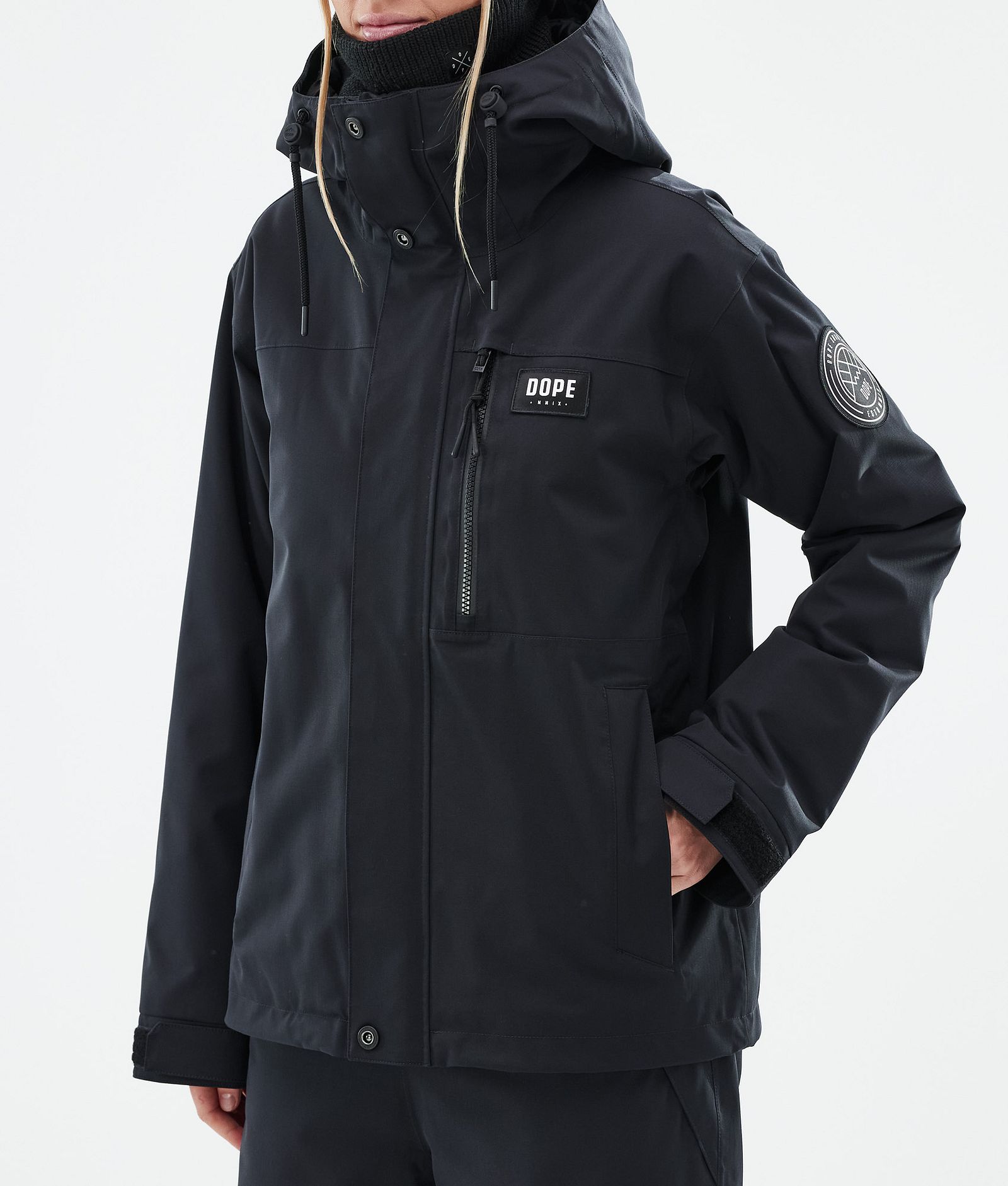 Blizzard W Full Zip スノーボードジャケット レディース Black, 画像8 / 10