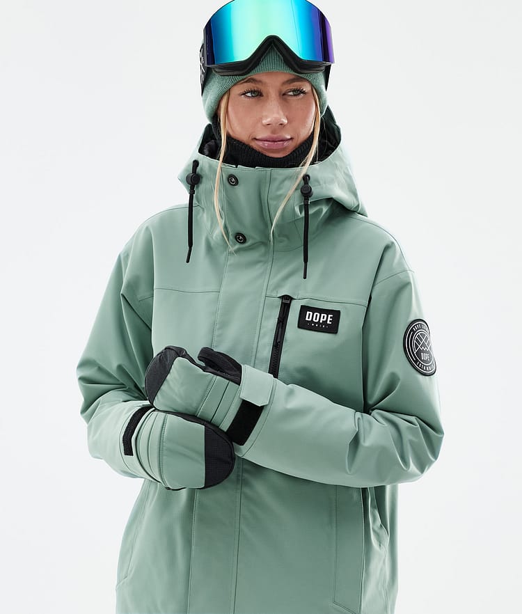Blizzard W Full Zip Snowboardjacke Damen Faded Green, Bild 2 von 10