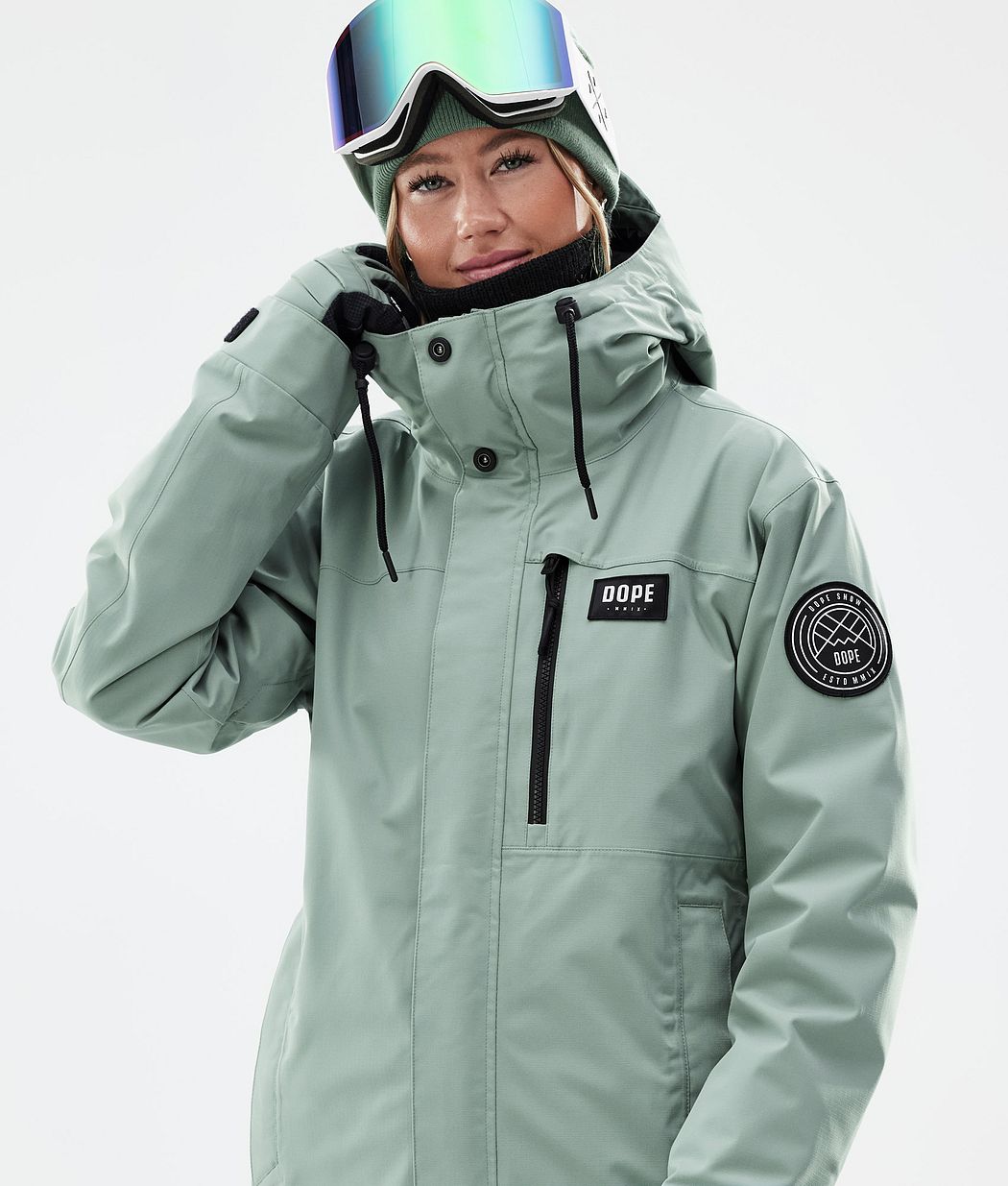 Blizzard W Full Zip Snowboard Jacket Women Faded Green