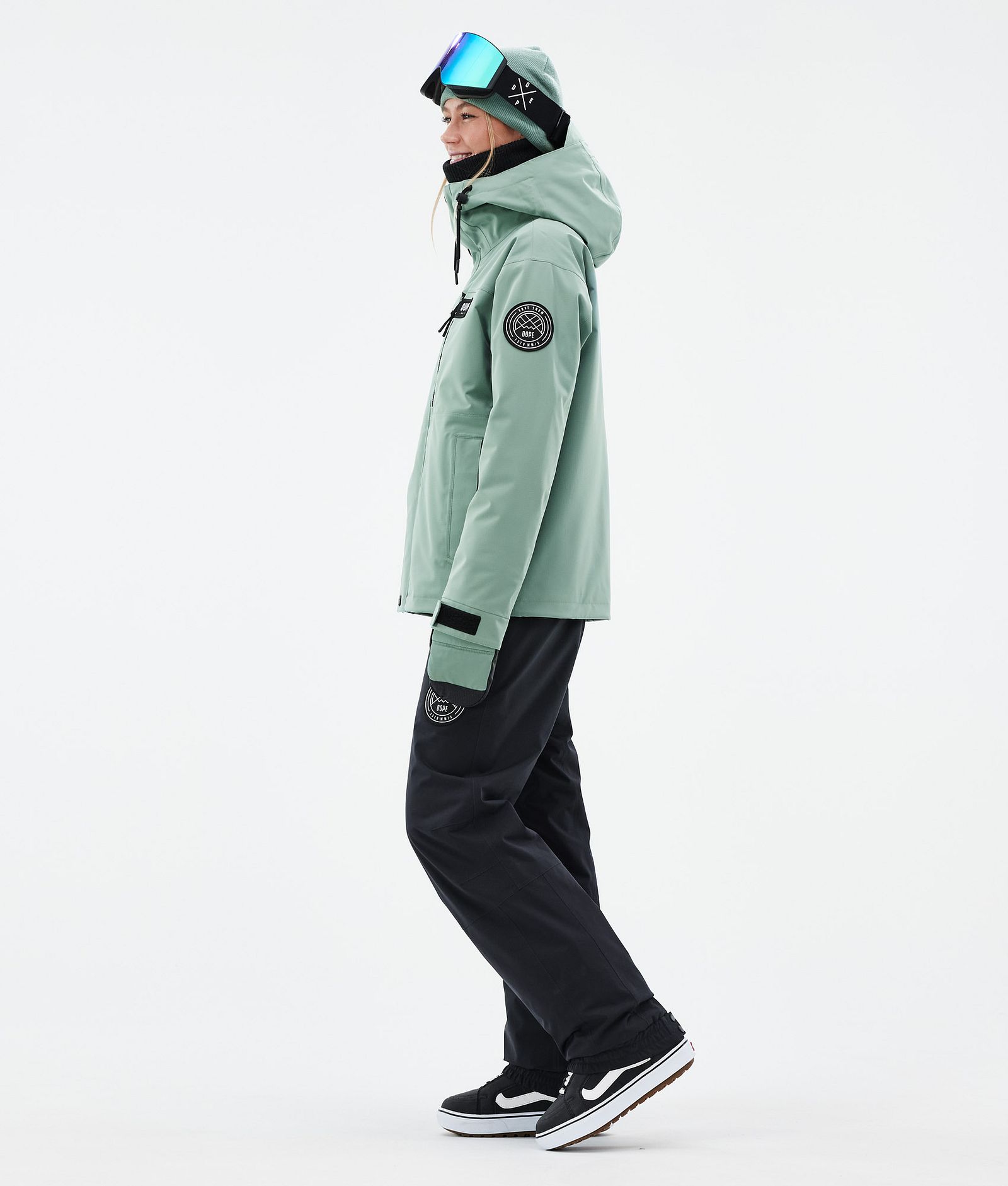 Blizzard W Full Zip Snowboardjacke Damen Faded Green, Bild 4 von 10