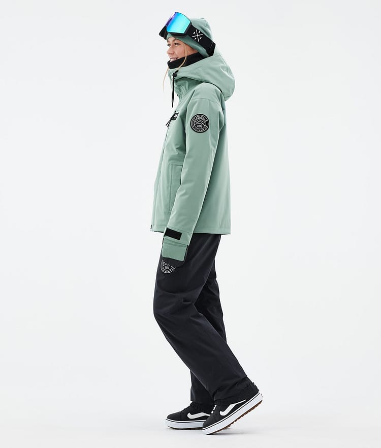 Blizzard W Full Zip Snowboardjacke Damen Faded Green, Bild 4 von 10
