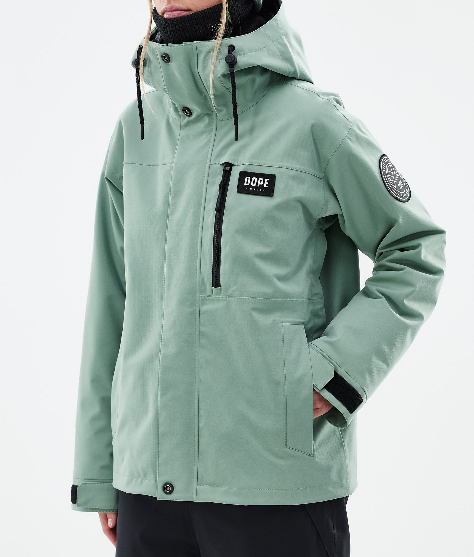 Blizzard W Full Zip Snowboardjacke Damen Faded Green, Bild 8 von 10
