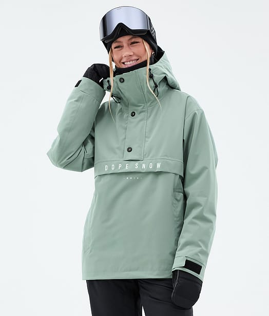 Legacy W Lumilautailutakki Naiset Faded Green