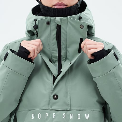 Poloviční zip s dvojitou klopou Hlavní obrázek produktu,