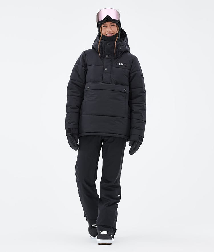 Puffer W Veste Snowboard Femme Black Renewed, Image 2 sur 8