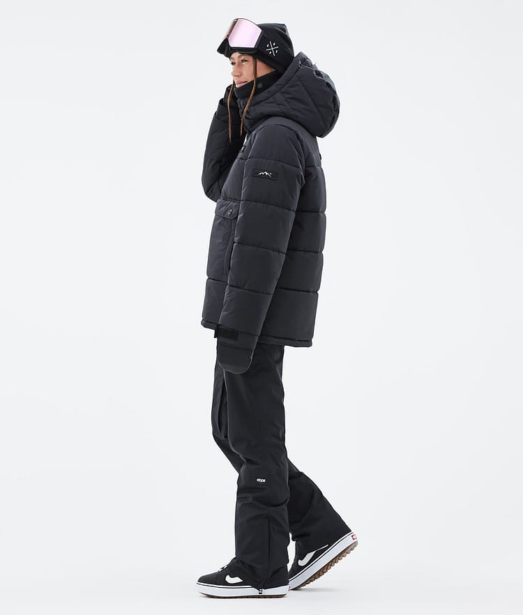 Puffer W Veste Snowboard Femme Black Renewed, Image 3 sur 8