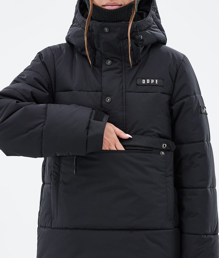 Puffer W Veste Snowboard Femme Black Renewed, Image 8 sur 8