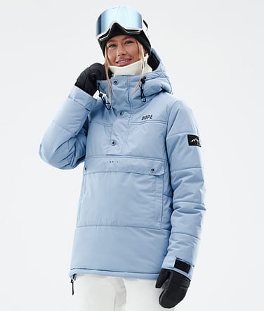 Puffer W Snowboard jas Dames Light Blue