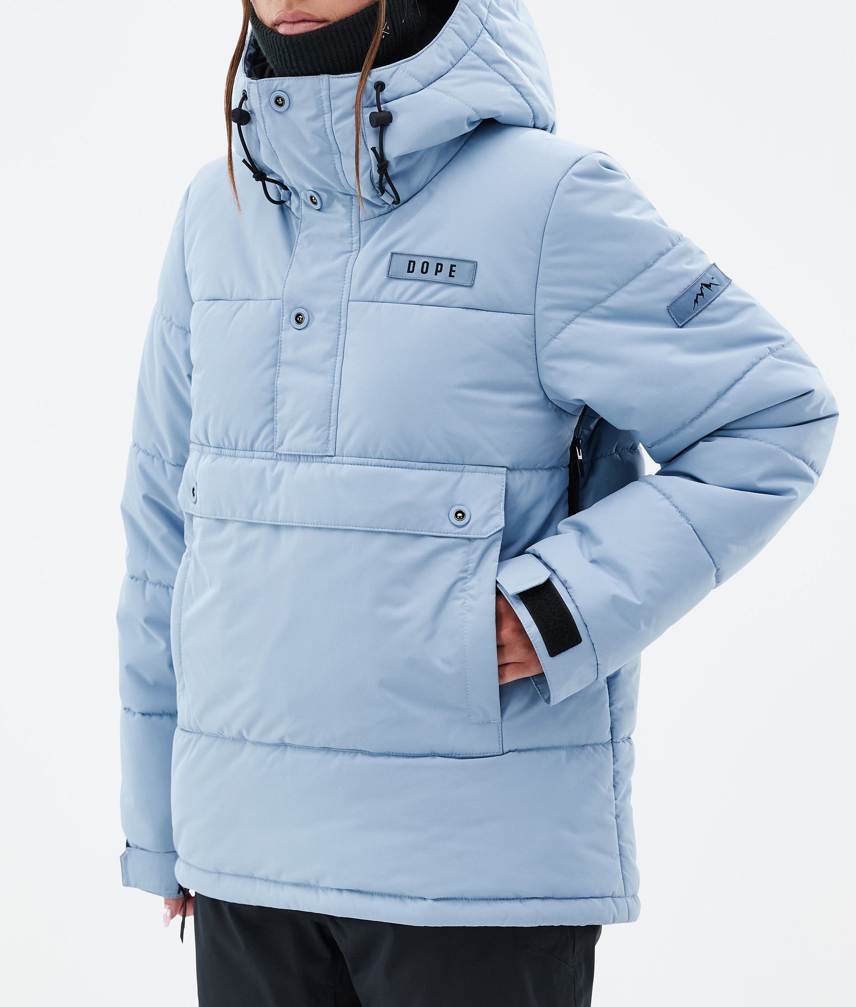 Dope Puffer W Snowboard Jacket Women Light Blue