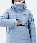 Puffer W Snowboard Jacket Women Light Blue