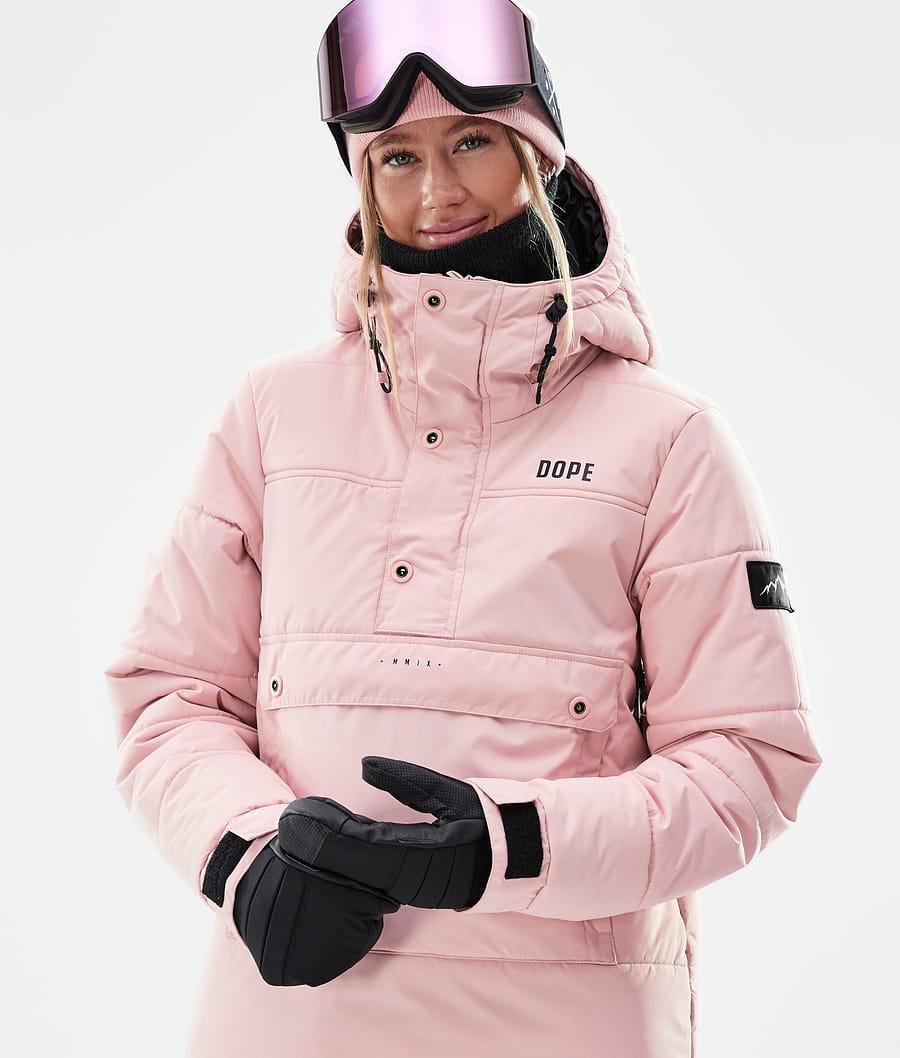 Puffer W Snowboard Jacket Women Soft Pink Mono