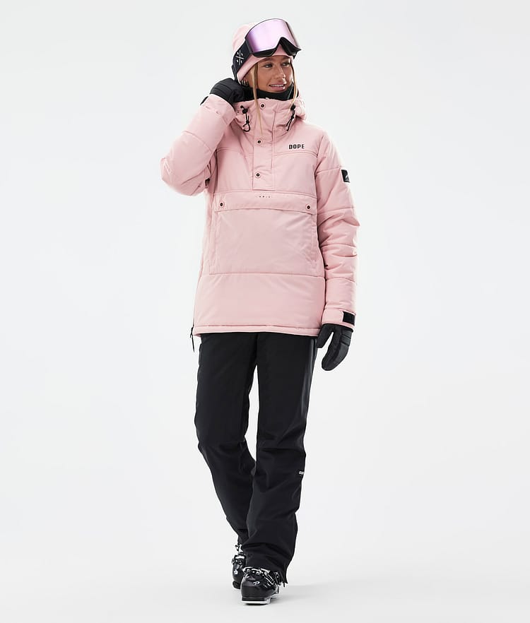 Dope Puffer W Chaqueta Esquí Mujer Soft Pink Mono - Rosa