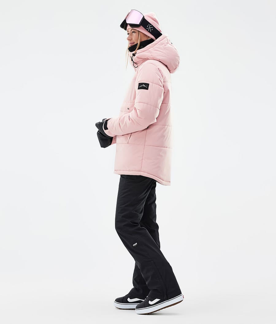 Puffer W Snowboard Jacket Women Soft Pink Mono