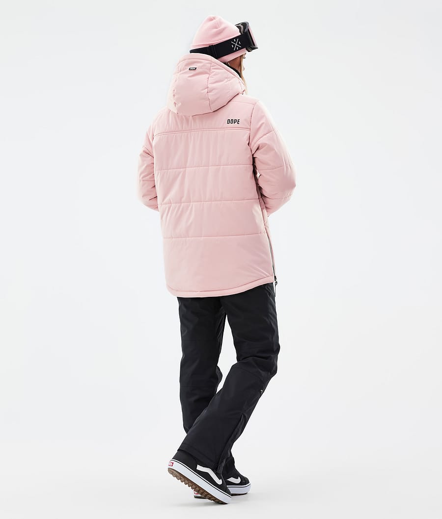 Puffer W Snowboard Jacket Women Soft Pink Mono