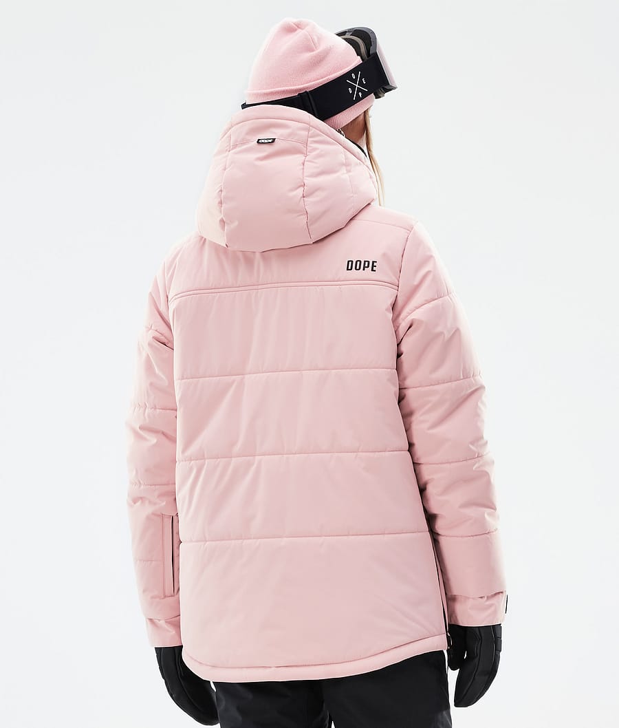 Puffer W Snowboard Jacket Women Soft Pink Mono